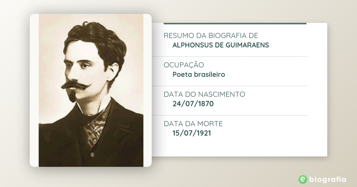Biografia de Alphonsus de Guimaraens eBiografia