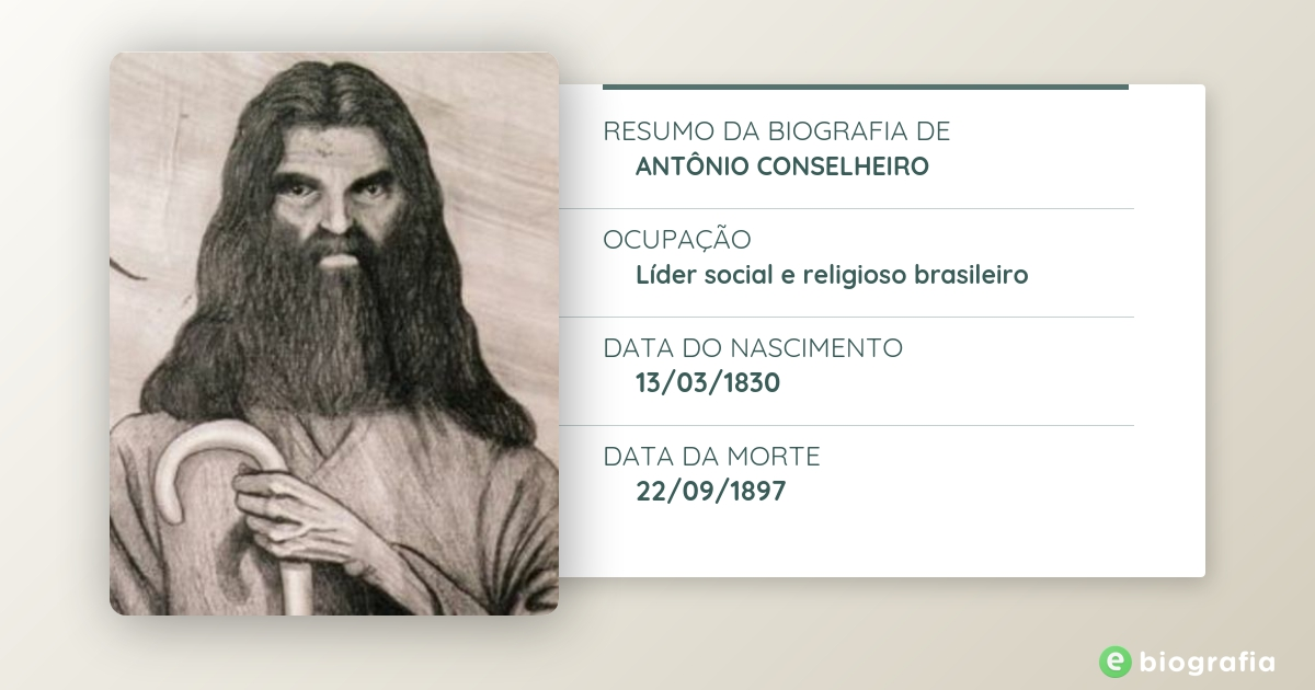 Biografia De Antônio Conselheiro - EBiografia