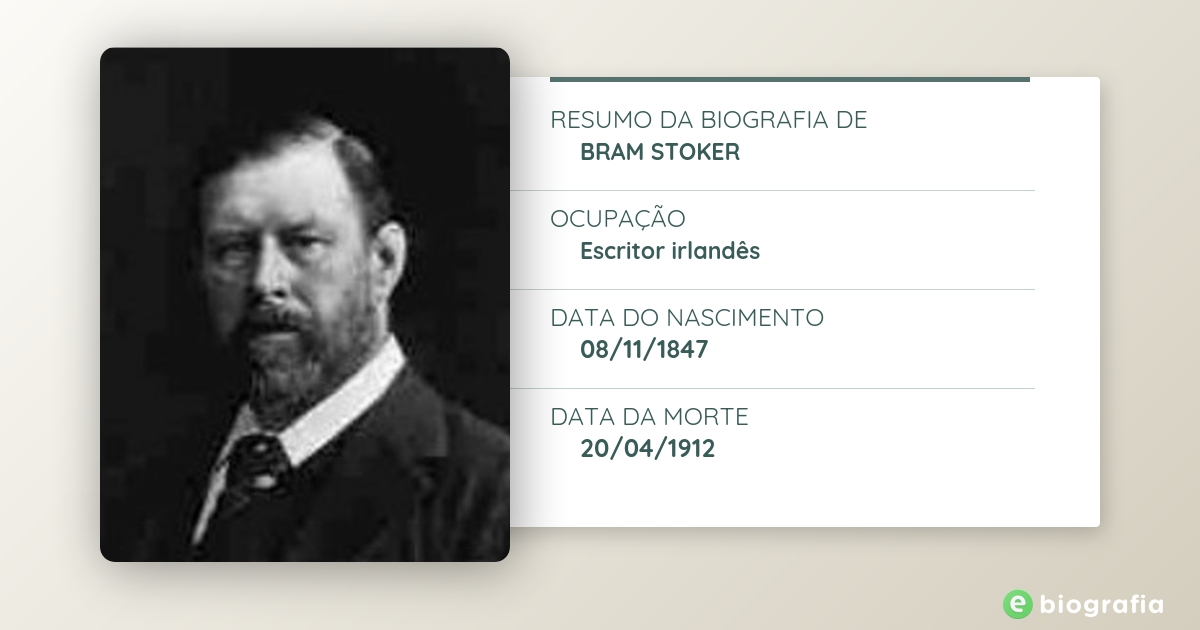 Biografia de Bram Stoker eBiografia Biografia de Bram Stoker eBiografia
