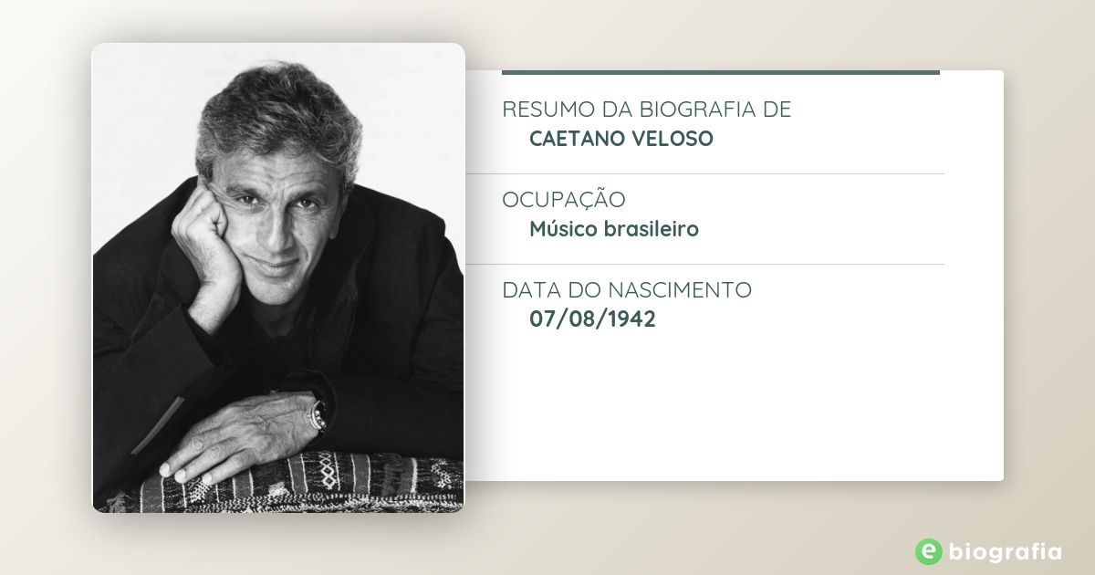 Biografia de Caetano Veloso - eBiografia
