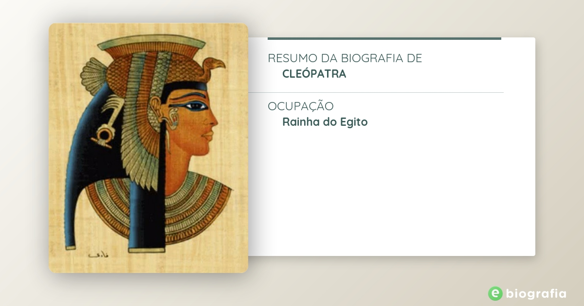 Cleópatra - quem foi, biografia resumida - Sua Pesquisa