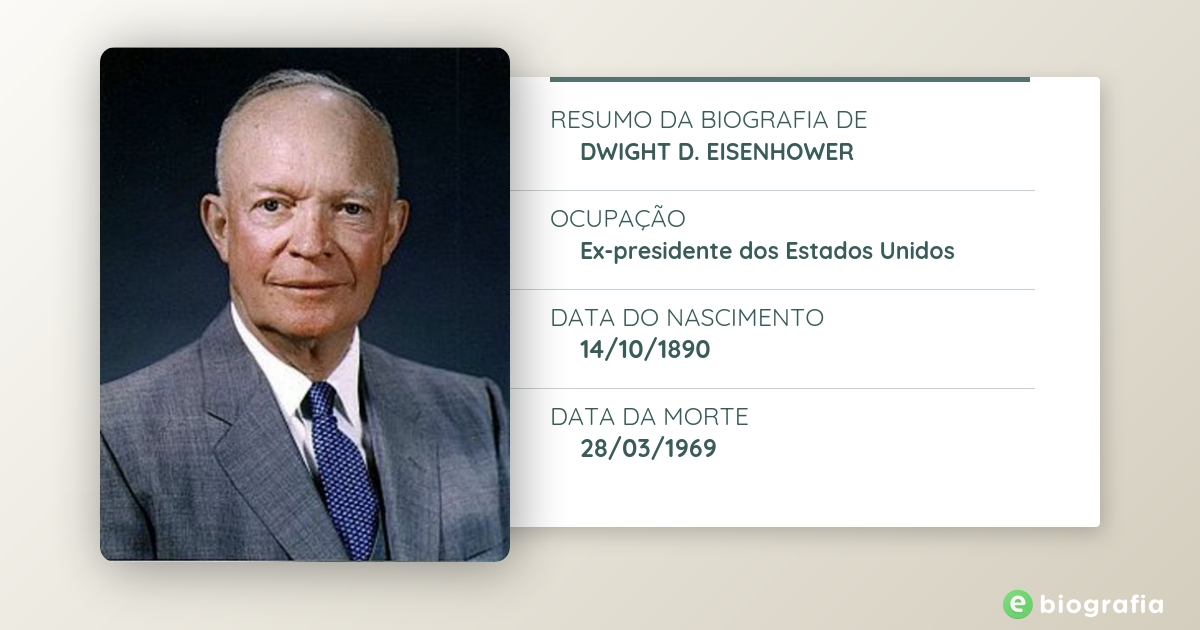 Biografia de Dwight D. Eisenhower - eBiografia