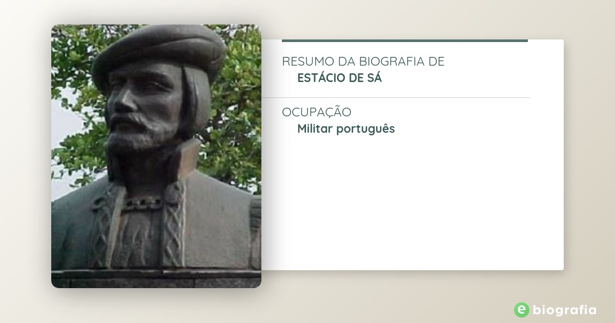 Biografia de Estácio de Sá eBiografia