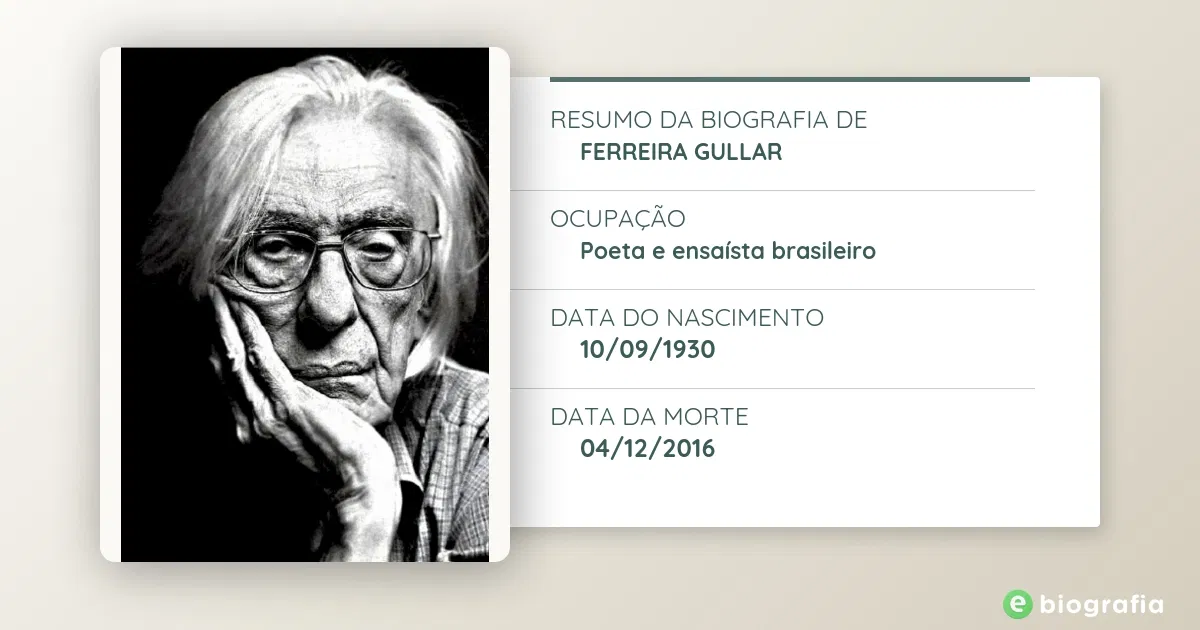 Por que ler: O que se foi (de Ferreira Gullar) – Partido Comunista  Brasileiro – Goiás