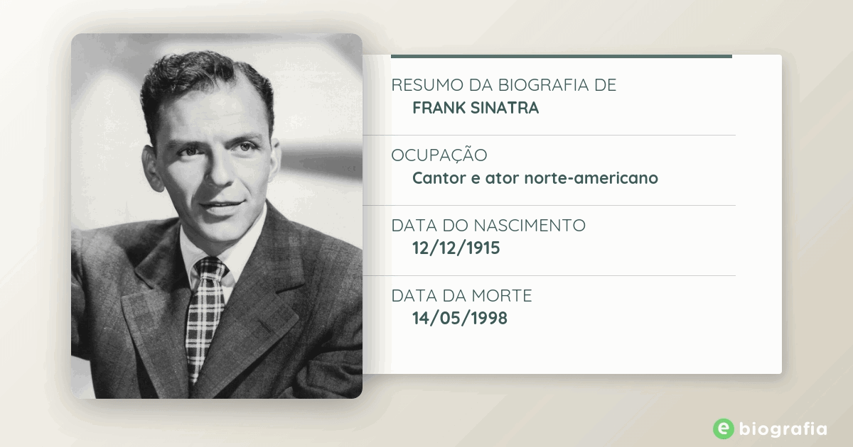 Cinco fatos marcantes sobre Frank Sinatra, que morreu há 20 anos -  14/05/2018 - UOL Entretenimento