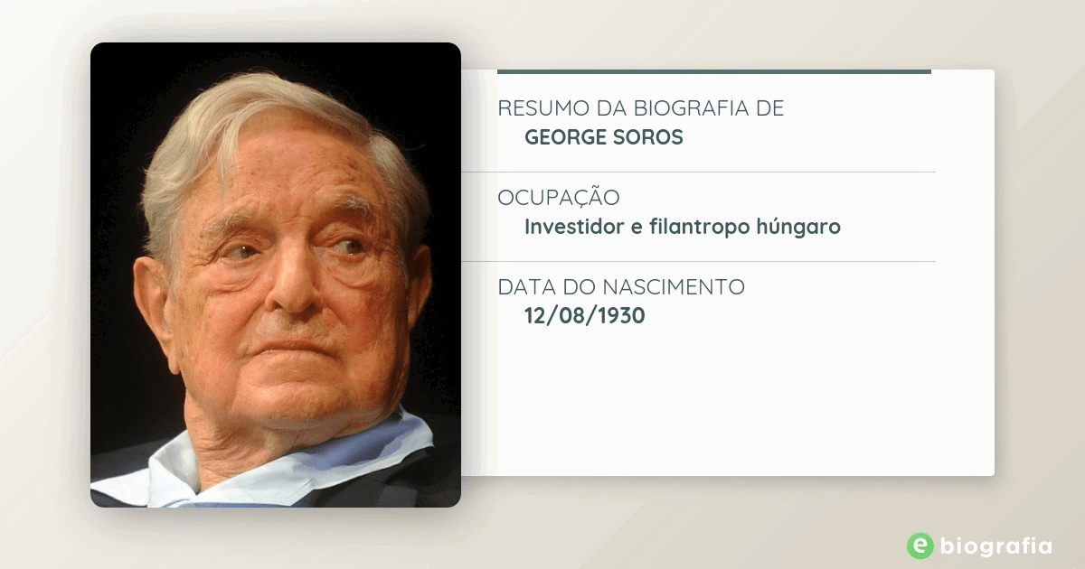 Biografia de George Soros - eBiografia