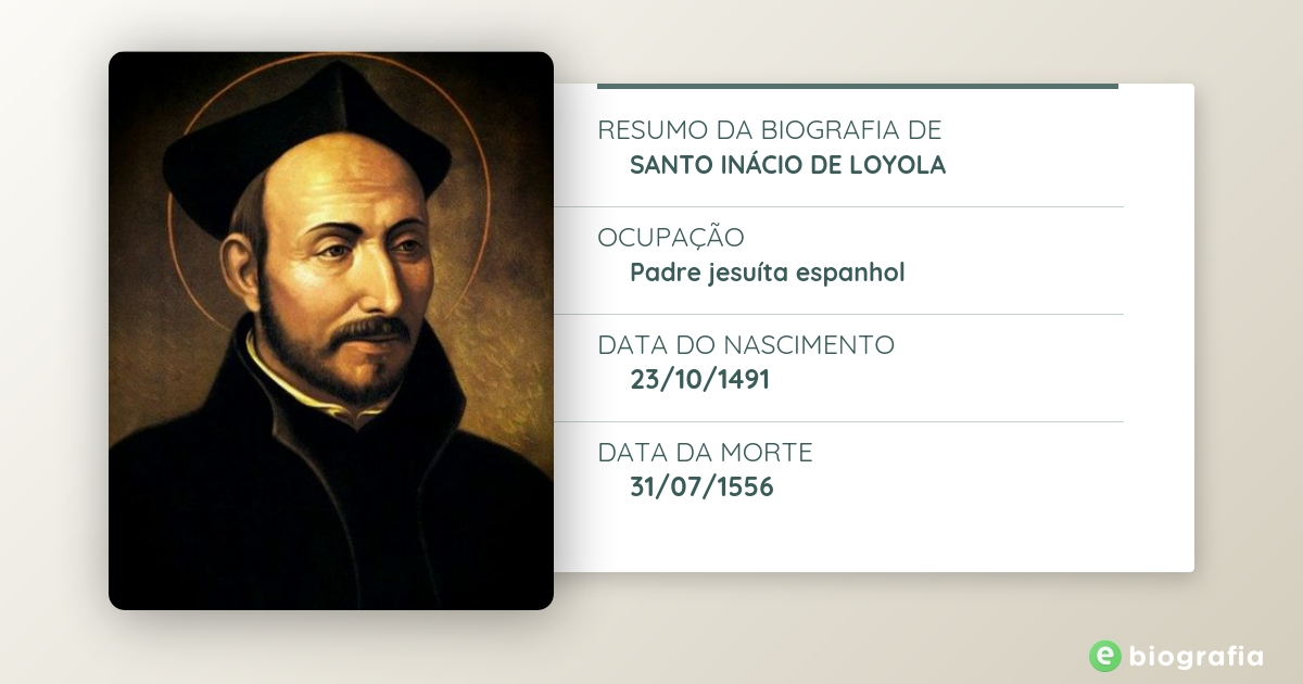 Biografia de Santo Inácio de Loyola - eBiografia