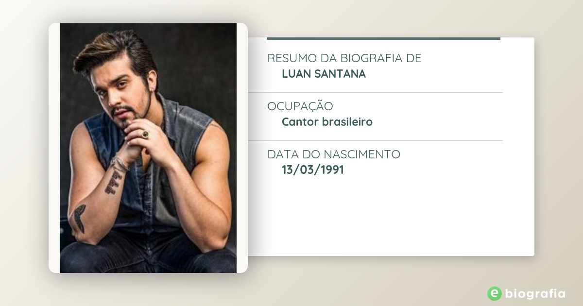 Biografia de Luan Santana: confira um raio-x completo do ídolo