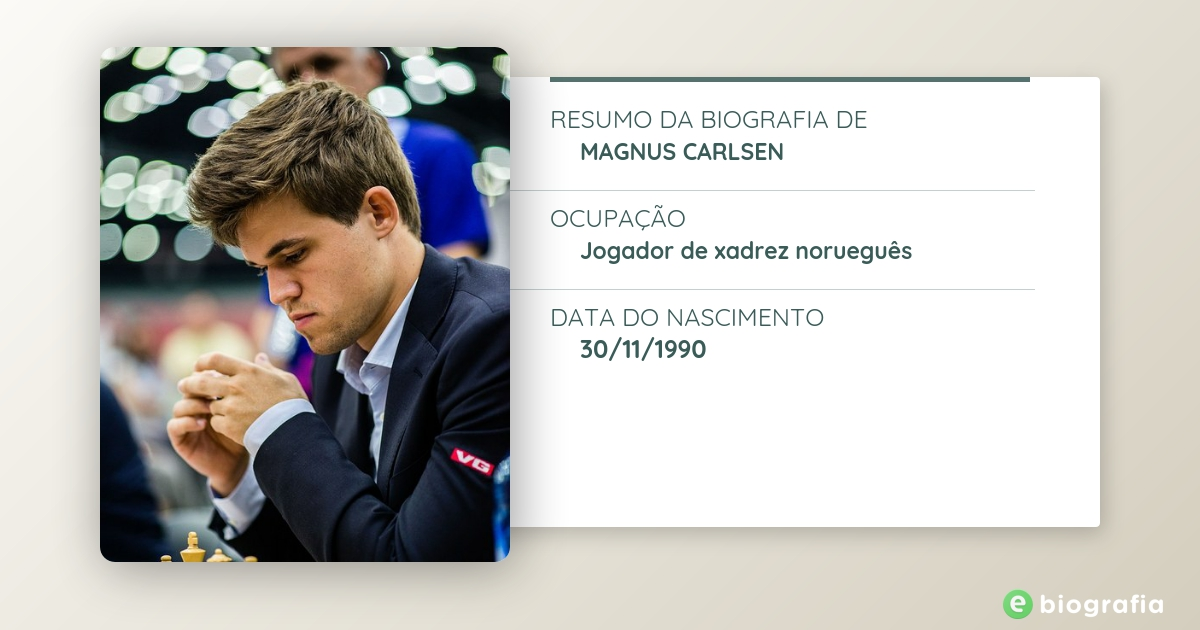 Biografia de Magnus Carlsen - eBiografia