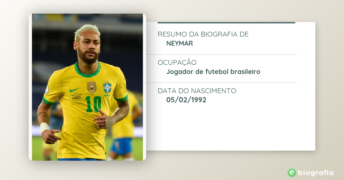 Neymar Jr. - Biografia, Últimas Notícias, Curiosidades, Idade e muito mais!