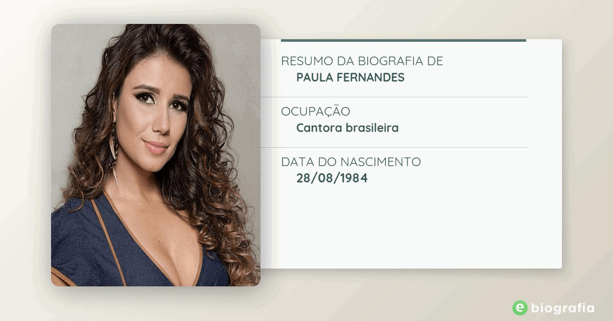 Paula Fernandes fala sobre auge da carreira: 'O tempo era escasso para  aquele tipo de sucesso' - Famosos