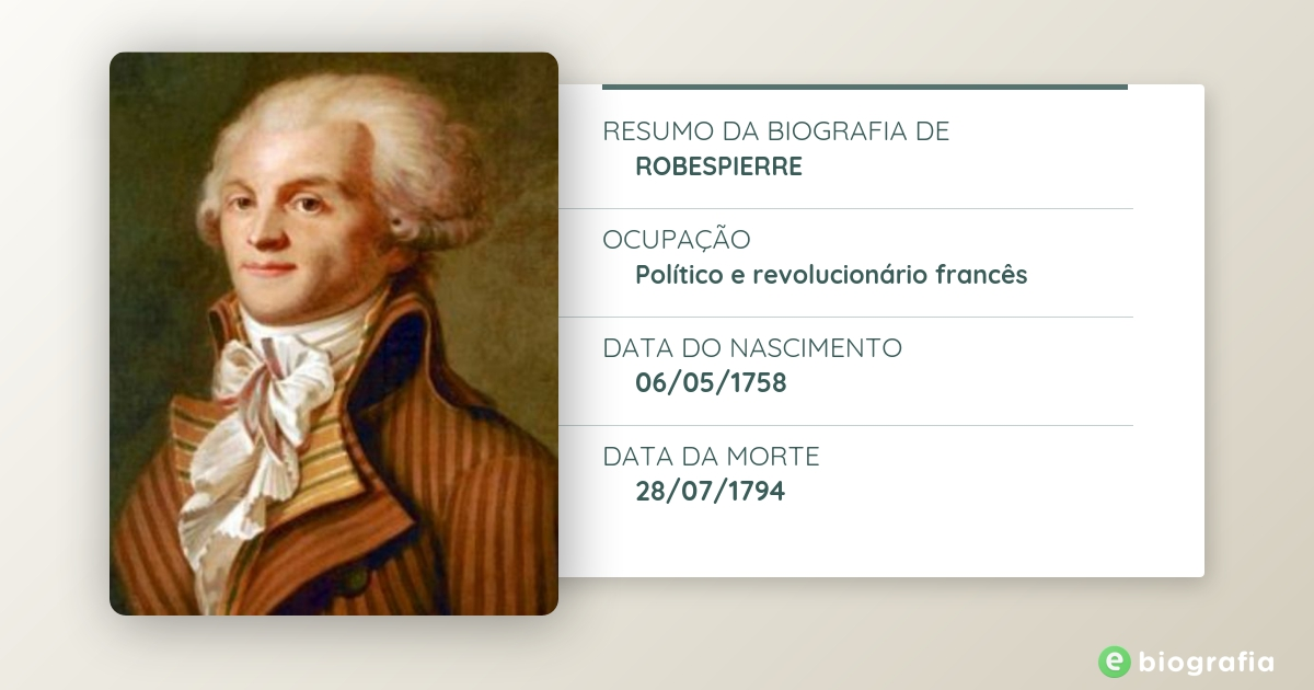 Robespierre guilhotinou foi pouco