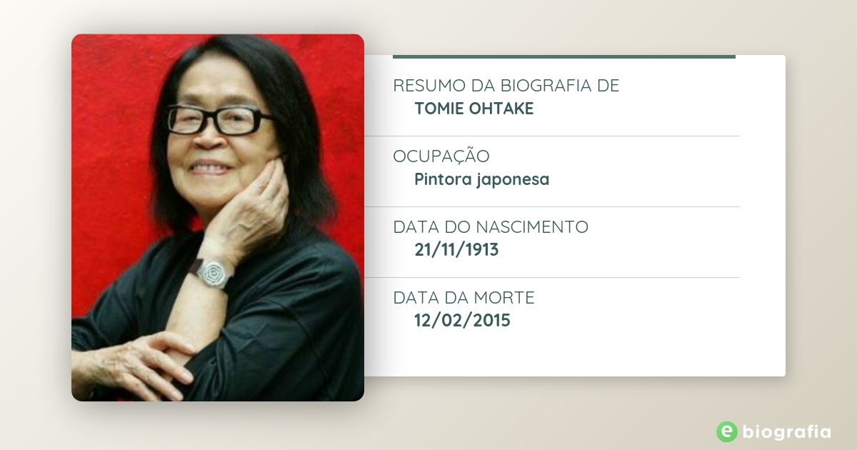 Biografia de Tomie Ohtake - eBiografia