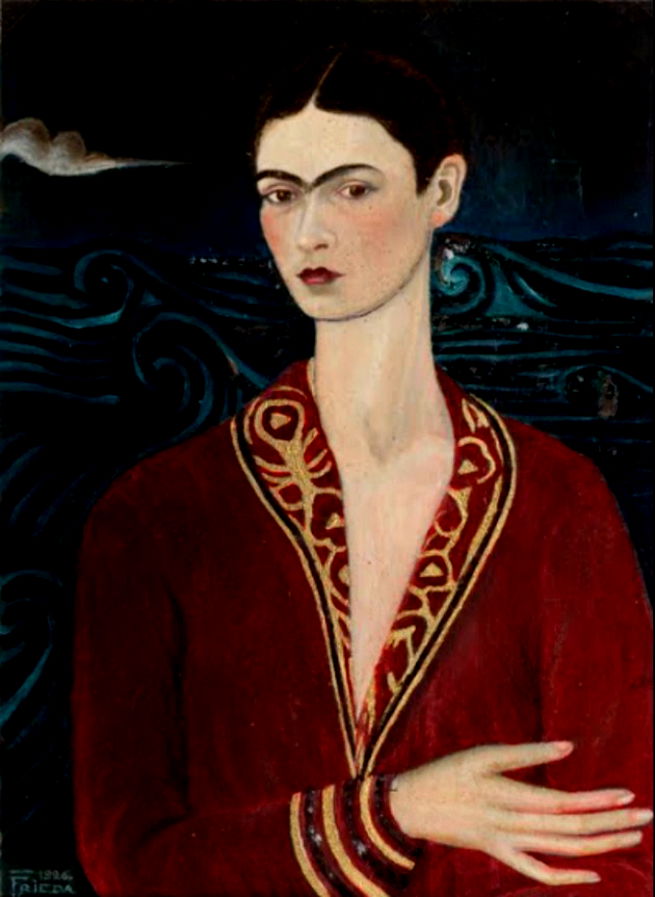Autorretrato com Vestido de Veludo, 1926