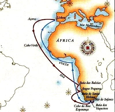 Mapa do Inferno, de Bartolomeu (século XV). Fonte: .