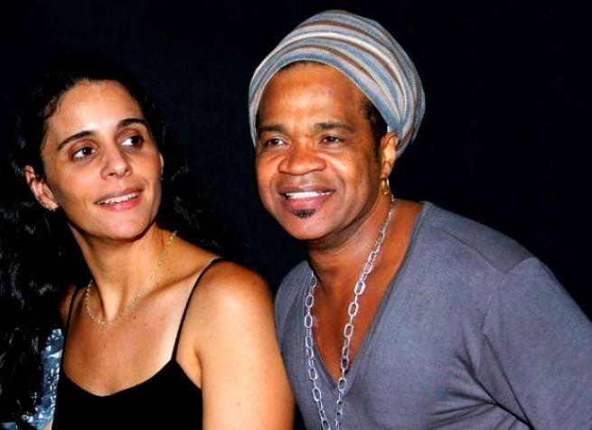 Carlinhos Brown e Helena Buarque de Holanda