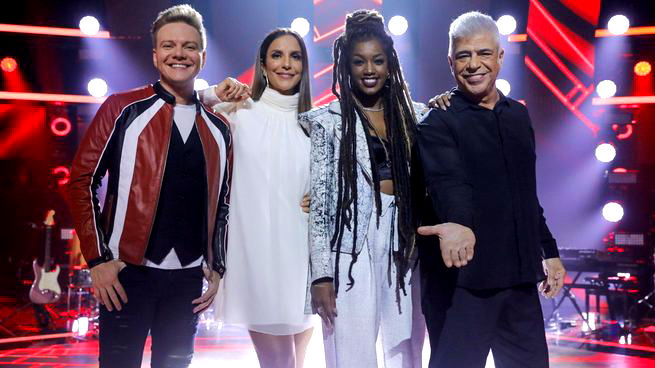 IZA é jurada do programa de televisão The Voice Brasil