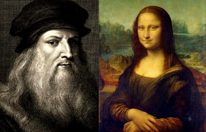Leonardo da Vinci e Mona Lisa