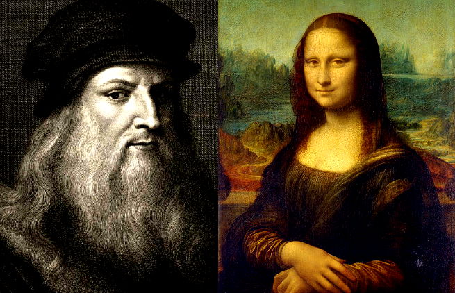 Leonardo da Vinci e Mona Lisa