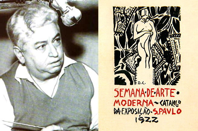 Di Cavalcanti foi o autor da capa do catálogo da Semana de Arte Moderna.