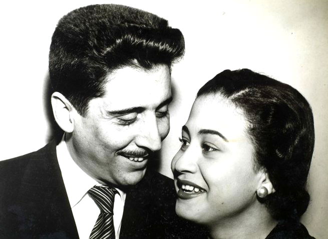 Dolores Duran e o marido Macedo Neto