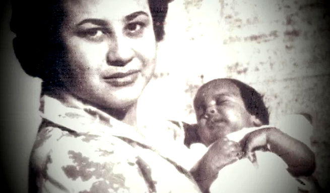 Dolores Duran e a filha Maria Fernanda da Rocha Macedo