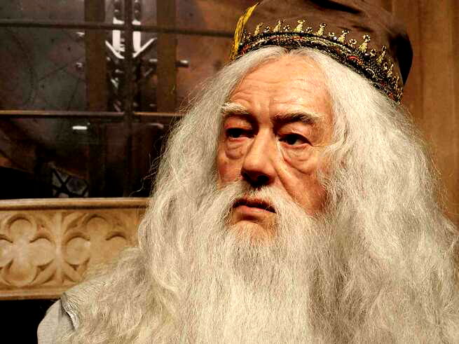 Michael Gambon como Dumbledore