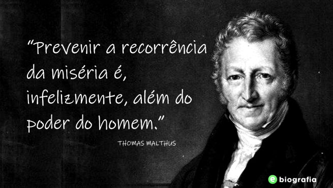 Frase de Thomas Malthus