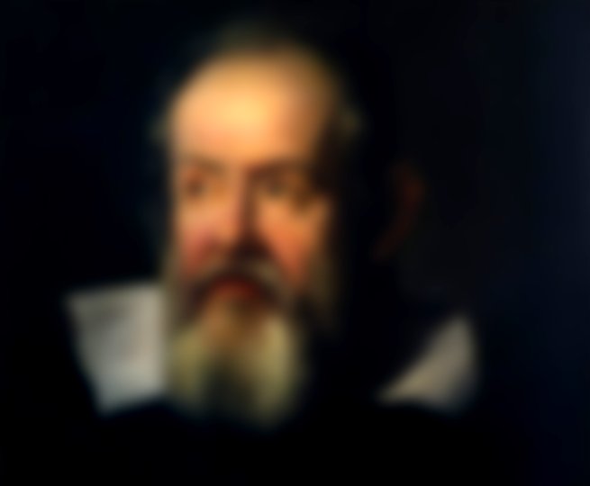 retrato de Gallileo Galilei