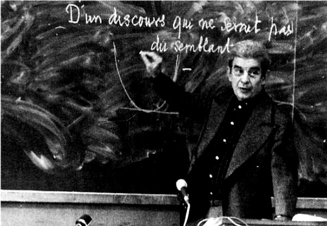 Lacan proferiu uma série de seminários quinzenais na Universidade de Paris