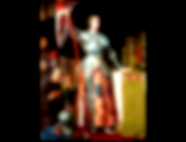 Joana d'Arc na coroação de Carlos VII