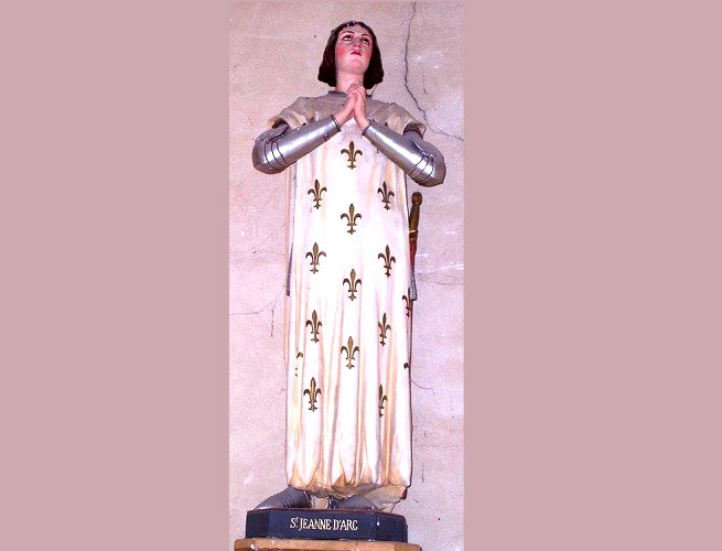 Imagem da santa Joana d'Arc