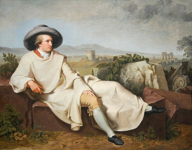 retrato de Goethe