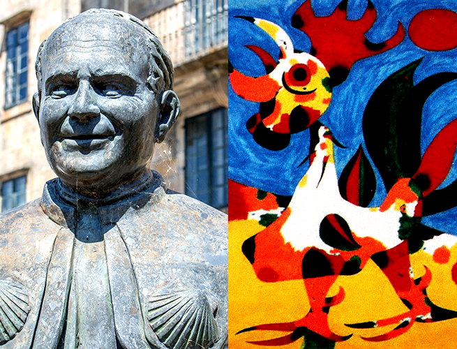 Joan Miro? e a obra Mulher na Frente do Sol