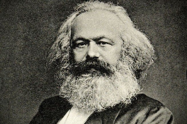 retrato de Karl Marx