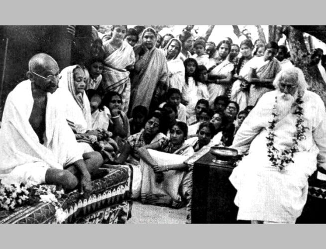 Gandhi e Tagore