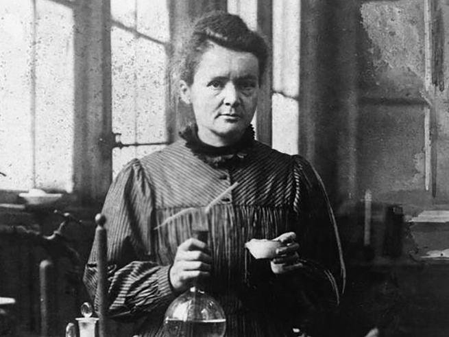 retrato de Marie Curie