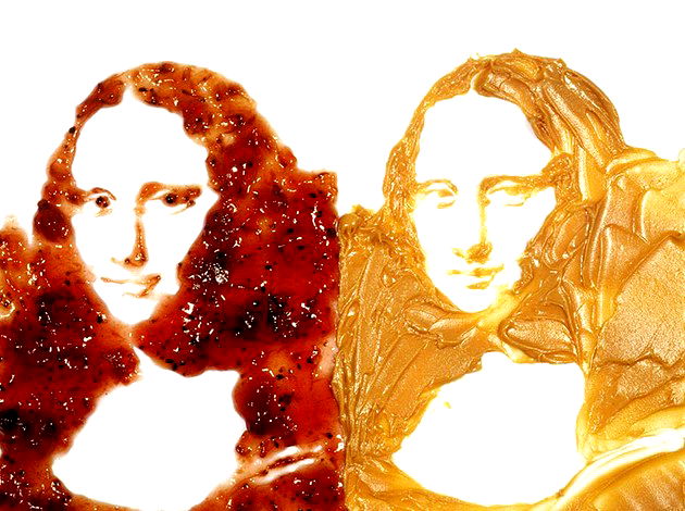 Quadro Double Mona Lisa (Peanut butter and jelly) (1999)