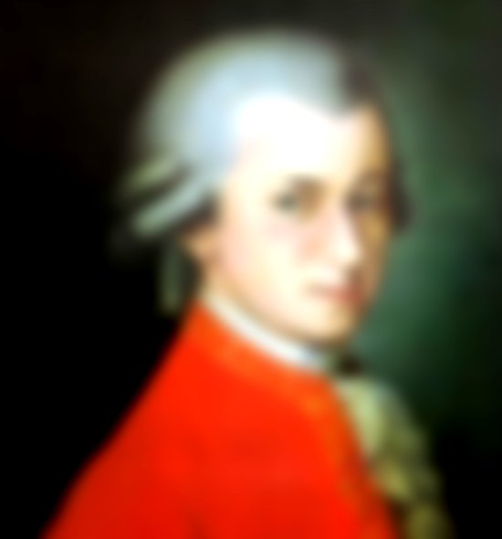 retrato de Mozart