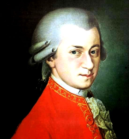 retrato de Mozart