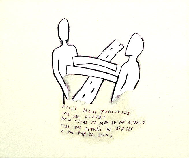 obra O grande rio, de Leonilson