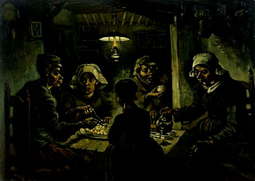 Os comedores de batatas, Van Gogh