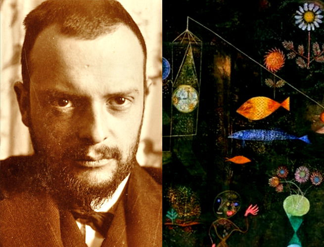 Paul Klee e parte da obra Peixe Ma?gico