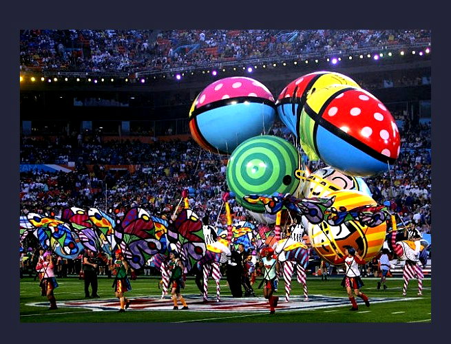 Romero Britto assina produ&ccedil;&atilde;o da abertura do Super Bowl
