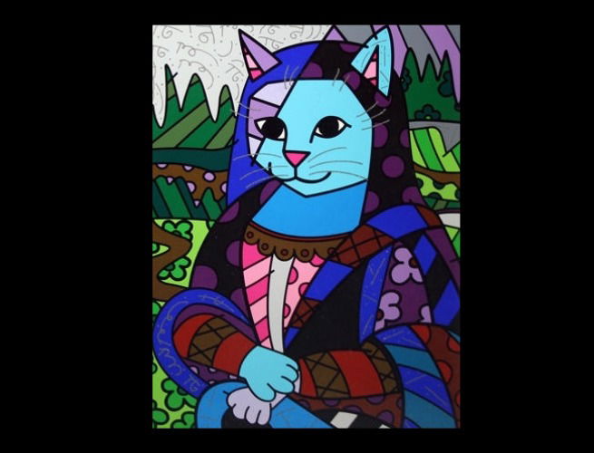 Monacat, por Romero Britto