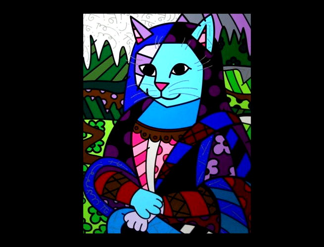 Monacat, por Romero Britto