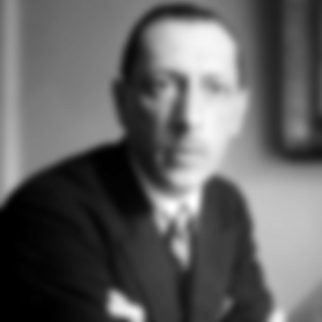 retrato de Igor Stravinsky