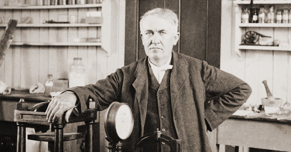 Thomas Edison sempre foi um inventor nato
