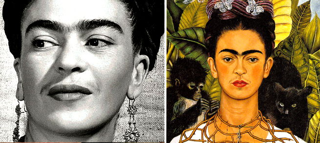 Frida Kahlo e o Autorretrato com Colar de Espinhos e Beija-flor.
