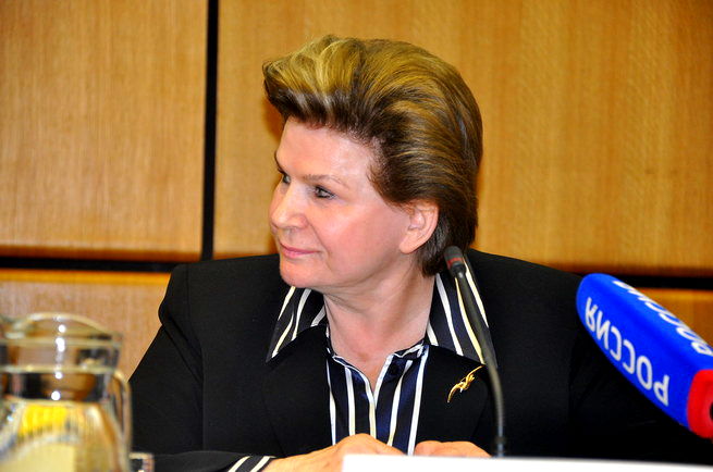 retrato de Valentina Tereshkova